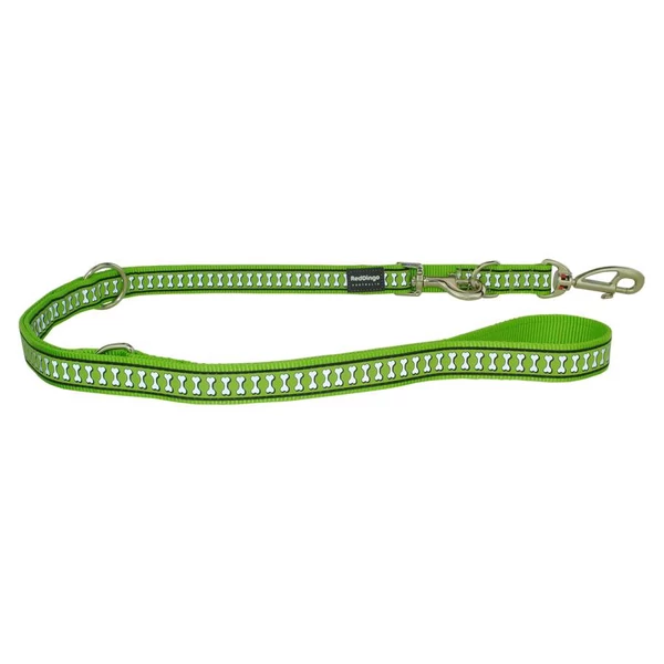 Red Dingo Reflective Lime multi-purpose póráz 200 cm Large
