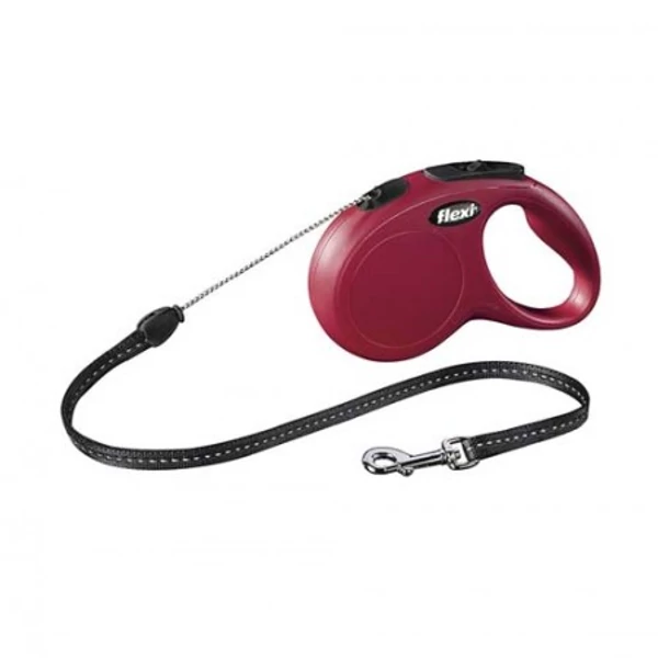 Flexi New Classic zsinór S 5m 12kg-ig piros