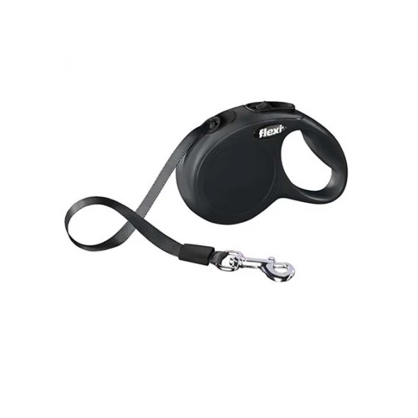Flexi New Classic zsinór XS 3m 8kg-ig fekete