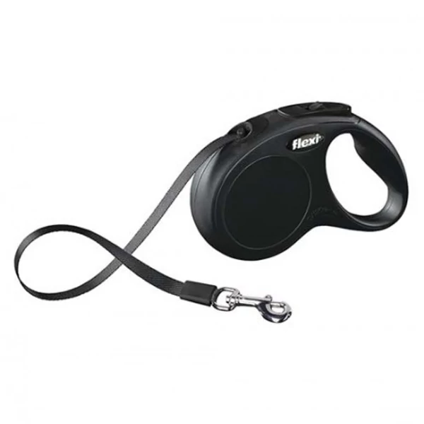 Flexi New Classic szalag S 5m 15kg-ig fekete