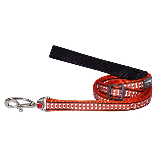 Red Dingo Reflective Orange póráz 100-180 cm Small