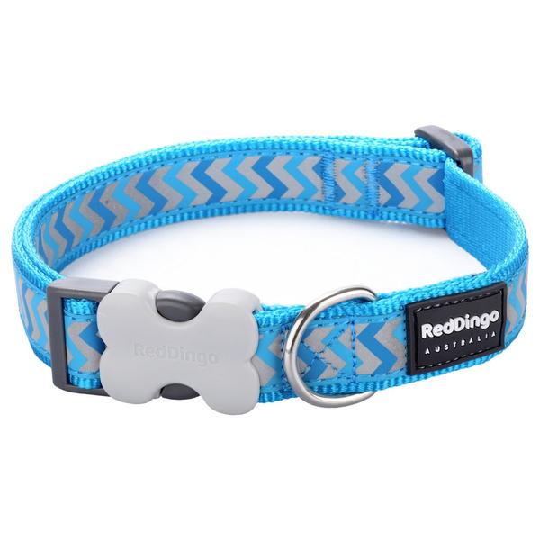 Red Dingo Reflective Ziggy Turquoise XS kutya nyakörv