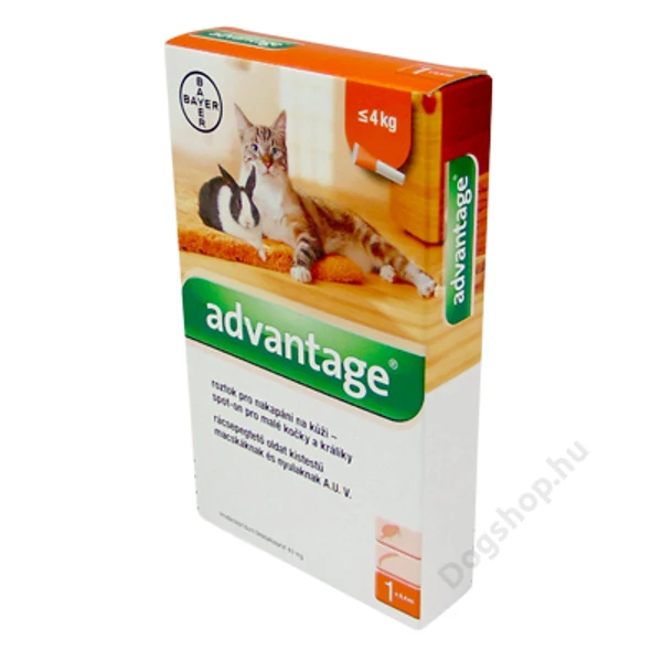 ADVANTAGE SPOT-ON CAT 0,4ML (4KG-IG) 1X ADVANTAGE SPOT-ON CAT 0,4ML (4KG-IG) 1X