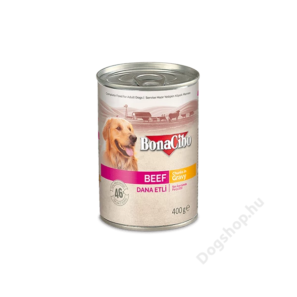 BONACIBO CANNED DOG FOODS BEEF 400g