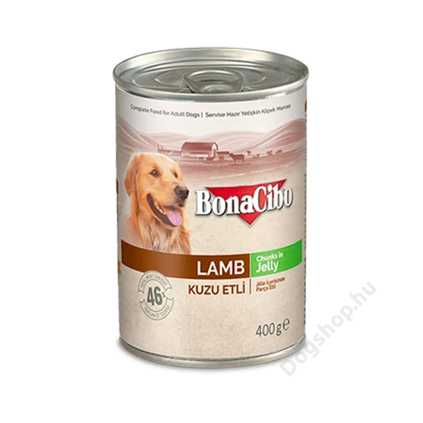 BONACIBO CANNED DOG FOODS LAMB 400g