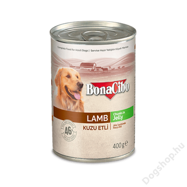 BONACIBO CANNED DOG FOODS LAMB 400g