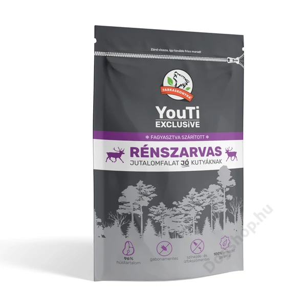 FarkasKonyha YOUTI SNACK RÉNSZARVAS 50g