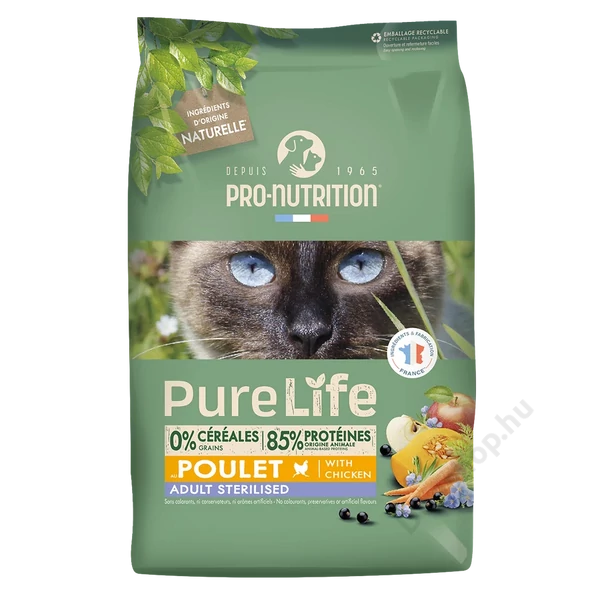 Flatazor Pro-Nutrition PureLife Cat Sterilized Chicken 8kg