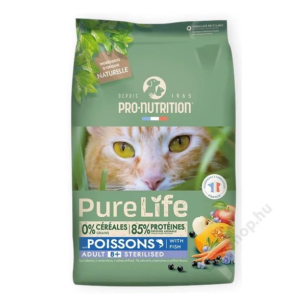 Flatazor Pro-Nutrition PureLife Cat Sterilized 8+ 8kg