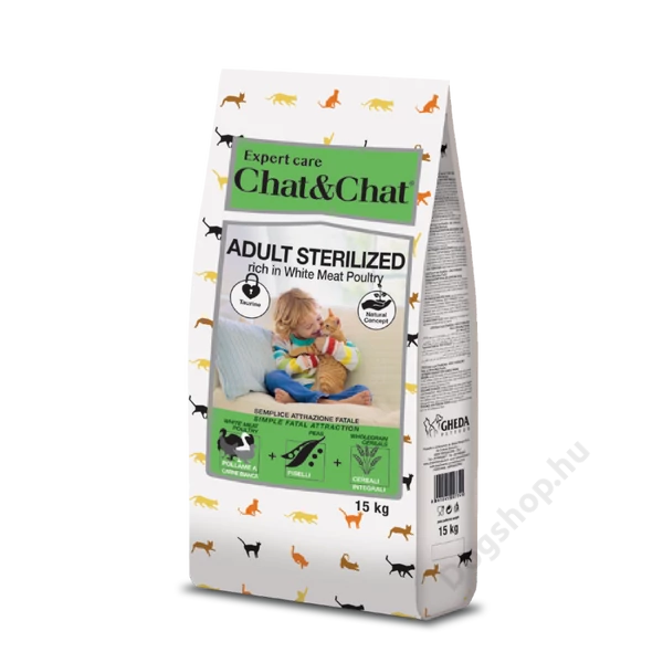 Gheda Chat&Chat Adult Sterilized szárnyas 14kg