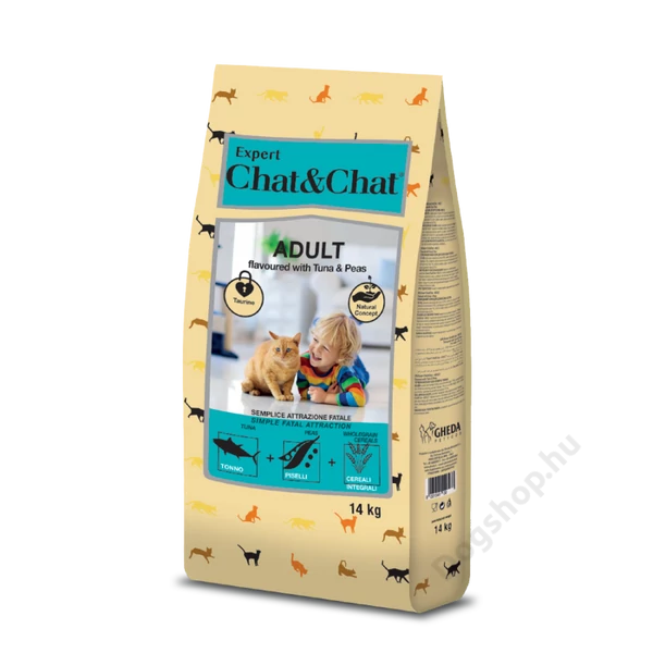 Gheda Chat&Chat Adult Tuna & Peas 14kg