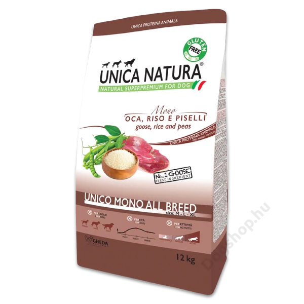 Gheda Unica Natura Unico Mono - Goose, libával 12kg