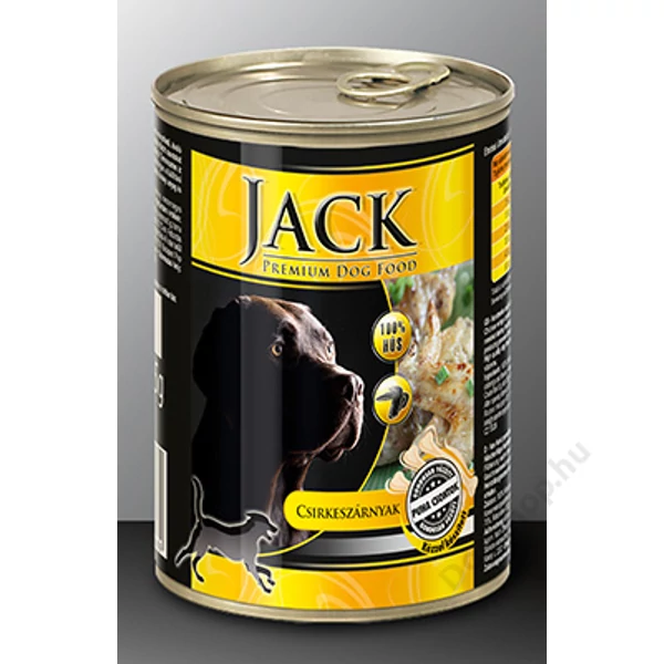 JACK kutya konzerv csirkeszárnyak 800g