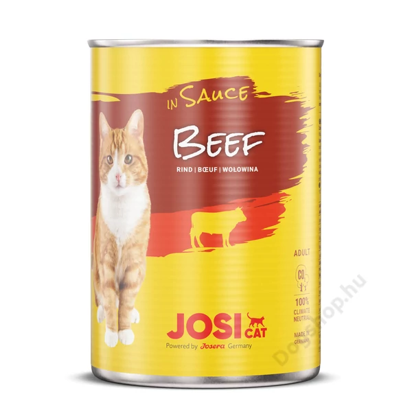 JosiCat konzerv Beef in Sauce 12 x 415g JosiCat konzerv Beef in Sauce 12 x 415g