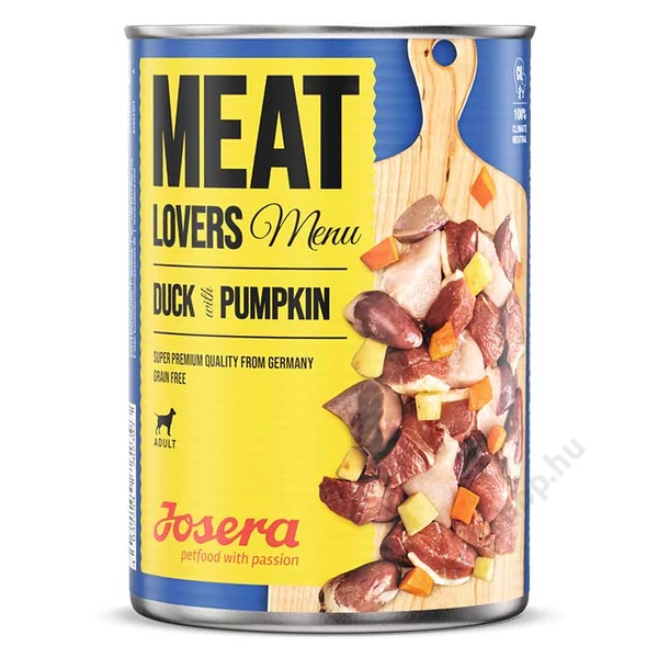 Josera Meat lovers Menu Duck with Pumpkin 6x400g Josera Meat lovers Menu Duck with Pumpkin 6x400g
