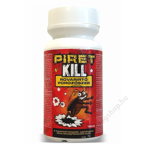 PIRETKILL ROVARIRTÓ POROZÓSZER  100 G PIRETKILL ROVARIRTÓ POROZÓSZER  100 G