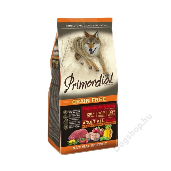 Primordial Primordial No Grain Adult Buffalo&Makrel 20kg