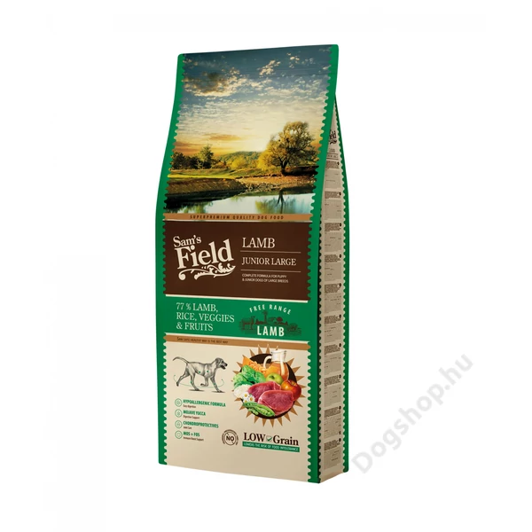 Sam's Field junior large hipoallergén bárány 13 kg