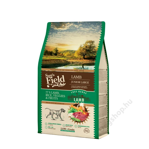 Sam's Field junior large hipoallergén bárány 2,5 kg