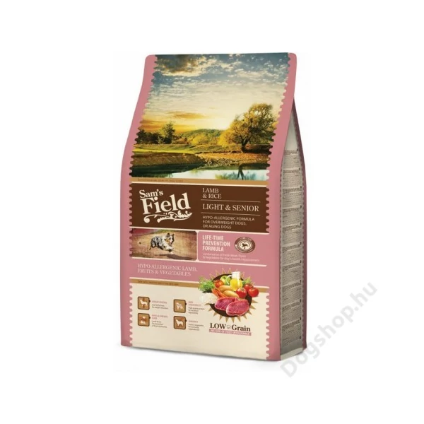 Sams-Field-light-senior-hipoallergen-barany-rizs-2,5kg