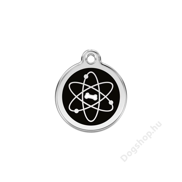 Red Dingo Rozsdamentes atom mintás acél biléta Red Dingo Rozsdamentes atom mintás acél biléta