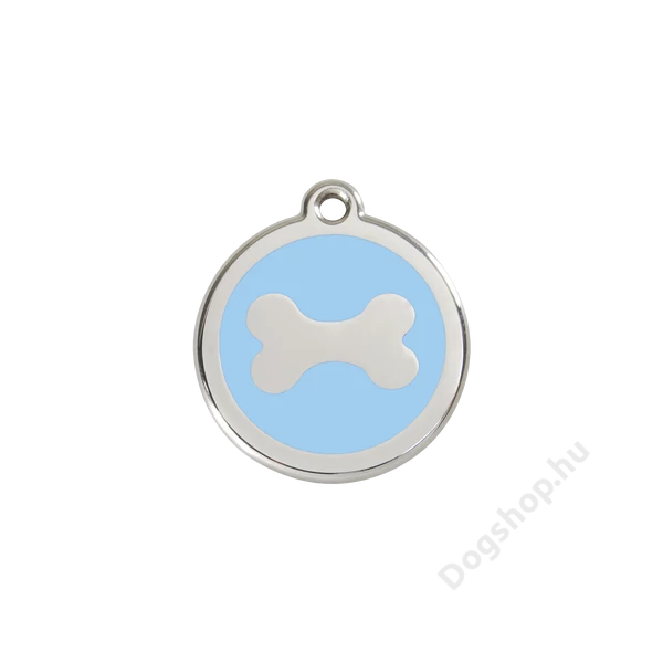 Red Dingo Rozsdamentes vízsz.csont mintás acél biléta világoskék Red Dingo Rozsdamentes vízsz.csont mintás acél biléta világoskék