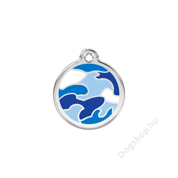 Red Dingo Rozsdamentes terep mintás acél biléta kék