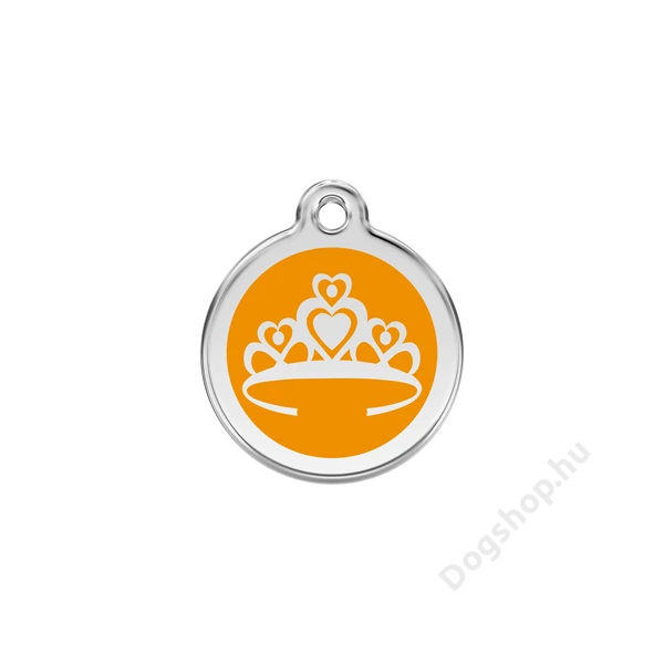 Red Dingo Rozsdamentes korona mintás acél biléta narancssárga Red Dingo Rozsdamentes korona mintás acél biléta narancssárga