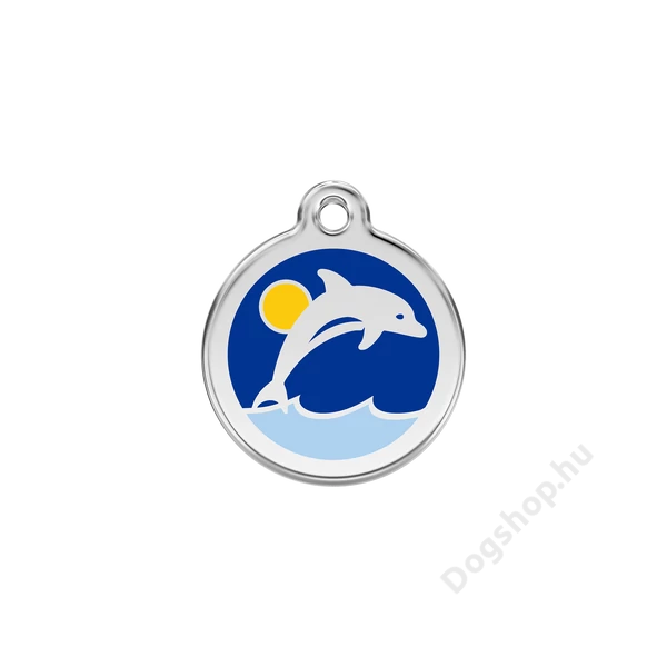 Red Dingo Rozsdamentes delfin mintás acél biléta Red Dingo Rozsdamentes delfin mintás acél biléta