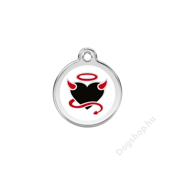 Red Dingo Rozsdamentes ördög mintás acél biléta Red Dingo Rozsdamentes ördög mintás acél biléta