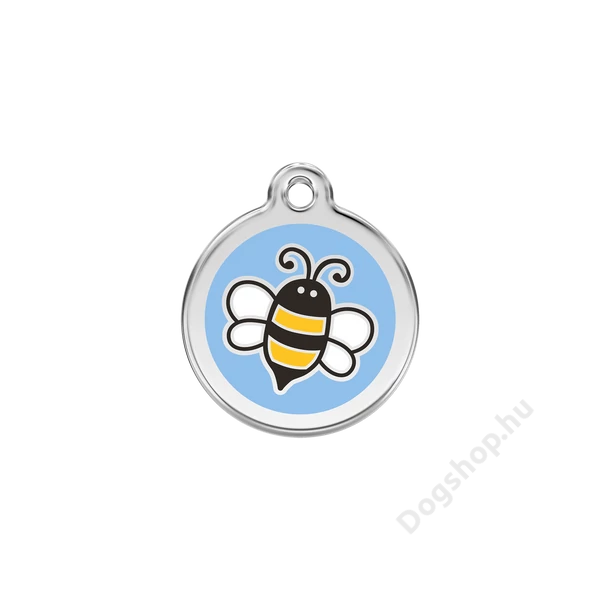 Red Dingo Rozsdamentes méhecske mintás acél biléta kék Red Dingo Rozsdamentes méhecske mintás acél biléta kék