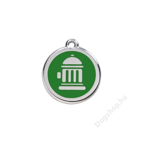 Red Dingo Rozsdamentes tűzcsap mintás acél biléta zöld Red Dingo Rozsdamentes tűzcsap mintás acél biléta zöld