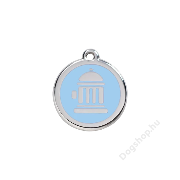 Red Dingo Rozsdamentes tűzcsap mintás acél biléta világoskék Red Dingo Rozsdamentes tűzcsap mintás acél biléta világoskék