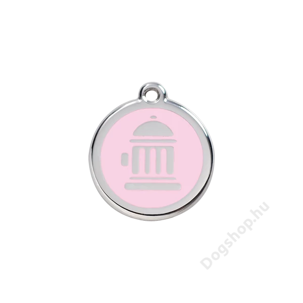 Red Dingo Rozsdamentes tűzcsap mintás acél biléta rózsaszín Red Dingo Rozsdamentes tűzcsap mintás acél biléta rózsaszín