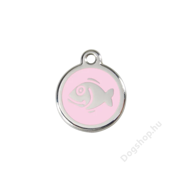 Red Dingo Rozsdamentes hal mintás acél biléta rózsaszín Red Dingo Rozsdamentes hal mintás acél biléta rózsaszín