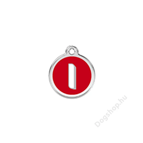Red Dingo Rozsdamentes I betű mintás acél biléta