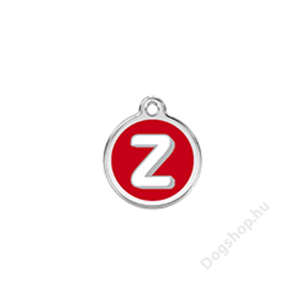 Red Dingo Rozsdamentes Z betű mintás acél biléta