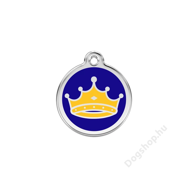 Red Dingo Rozsdamentes királyi korona mintás acél biléta Red Dingo Rozsdamentes királyi korona mintás acél biléta