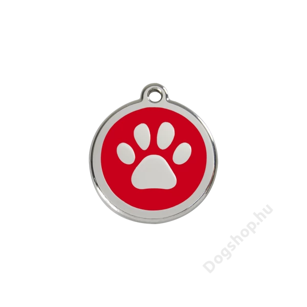 Red Dingo Rozsdamentes mancs mintás acél biléta piros