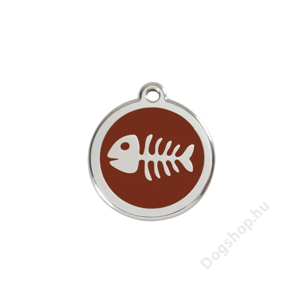 Red Dingo Rozsdamentes halcsont mintás acél biléta barna Red Dingo Rozsdamentes halcsont mintás acél biléta barna