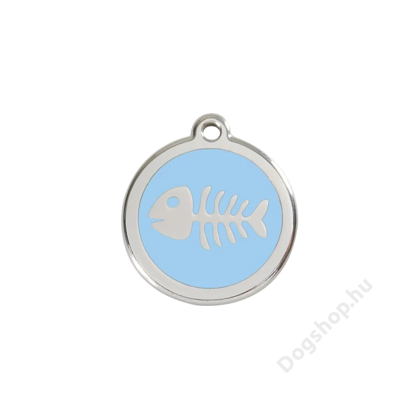 Red Dingo Rozsdamentes halcsont mintás acél biléta világoskék Red Dingo Rozsdamentes halcsont mintás acél biléta világoskék