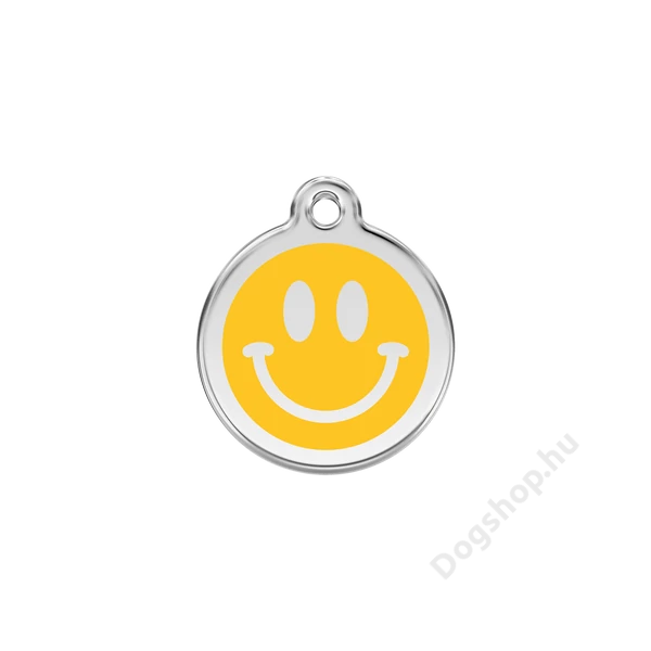 Red Dingo Rozsdamentes emoji mosolygó arc mintás acél biléta