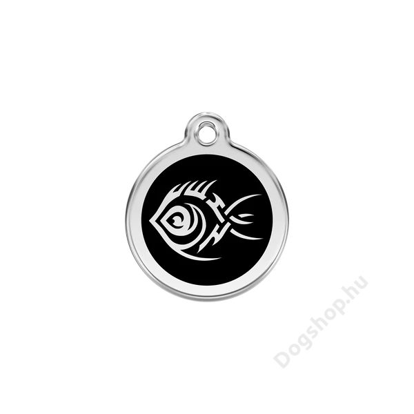 Red Dingo Rozsdamentes törzsi halak mintás acél biléta fekete Red Dingo Rozsdamentes törzsi halak mintás acél biléta fekete