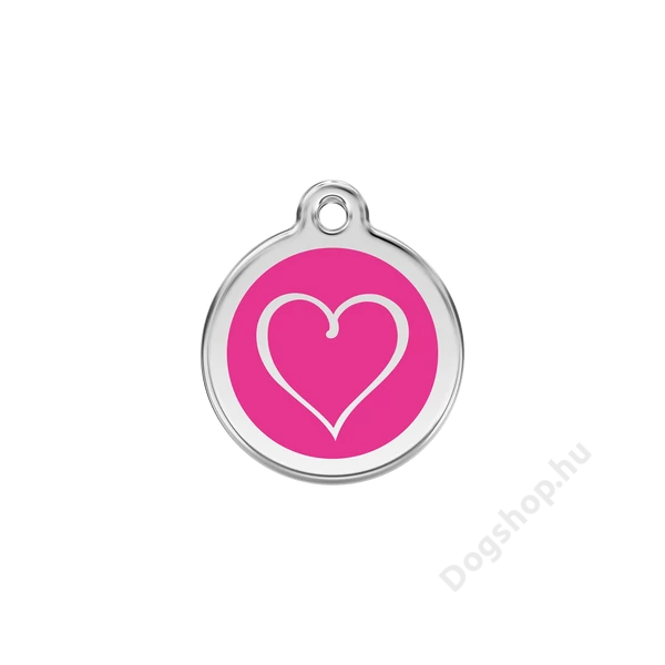 Red Dingo Rozsdamentes törzsi szív mintás acél biléta hot pink Red Dingo Rozsdamentes törzsi szív mintás acél biléta hot pink