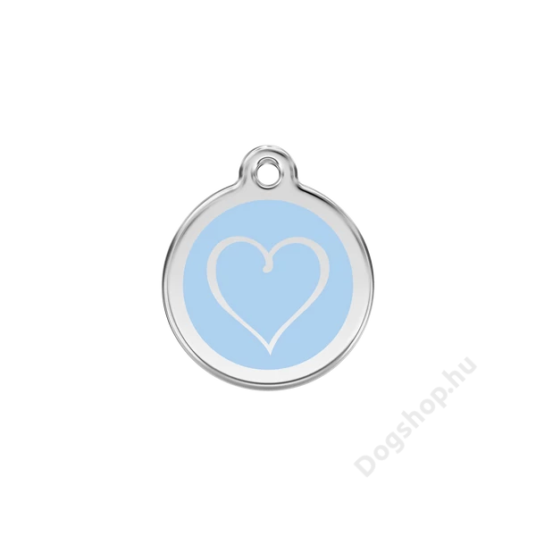 Red Dingo Rozsdamentes törzsi szív mintás acél biléta világoskék Red Dingo Rozsdamentes törzsi szív mintás acél biléta világoskék