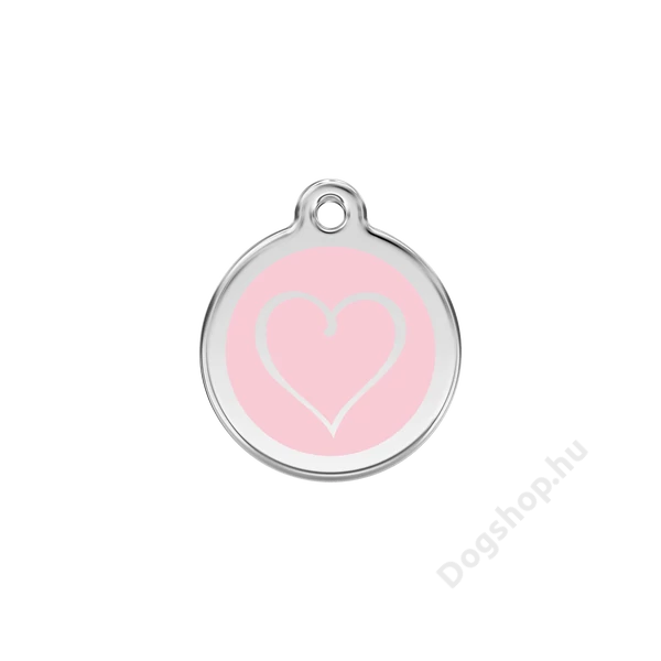Red Dingo Rozsdamentes törzsi szív mintás acél biléta rózsaszín Red Dingo Rozsdamentes törzsi szív mintás acél biléta rózsaszín