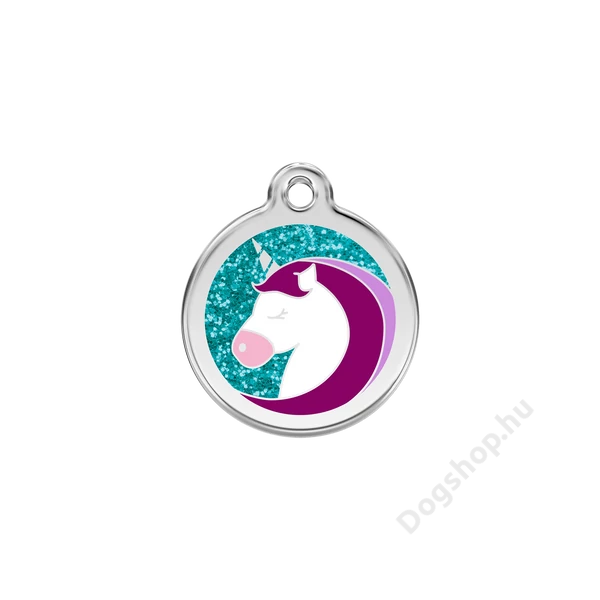 Red Dingo Csillámos Rozsdamentes unikornis mintás acél biléta Red Dingo Csillámos Rozsdamentes unikornis mintás acél biléta