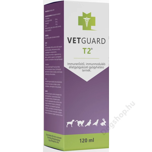 VETGUARD T2 BELSŐLEGES OLDAT 120 ML VETGUARD T2 BELSŐLEGES OLDAT 120 ML