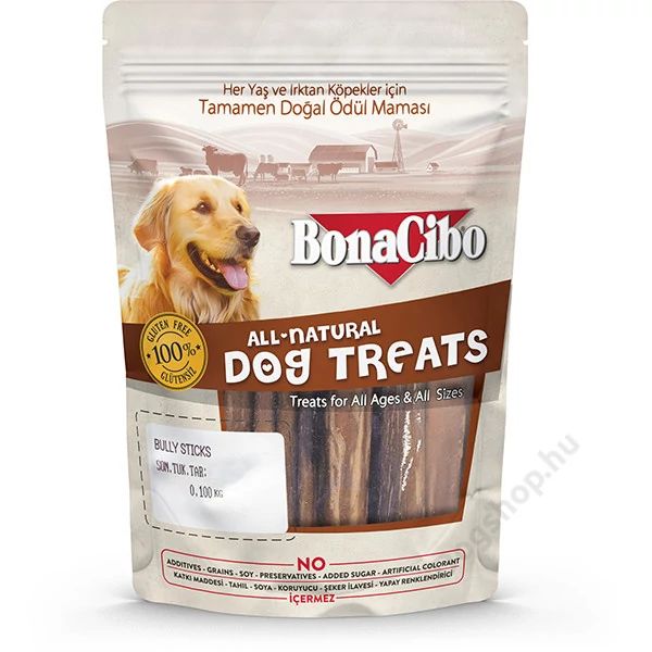 BONACIBO TREATS for DOGS BULLY STICKS 100g BONACIBO TREATS for DOGS BULLY STICKS 100g