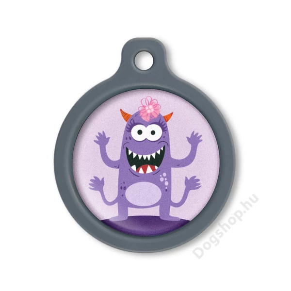 Blucky Beastie Pastel Purple Dog Tag large